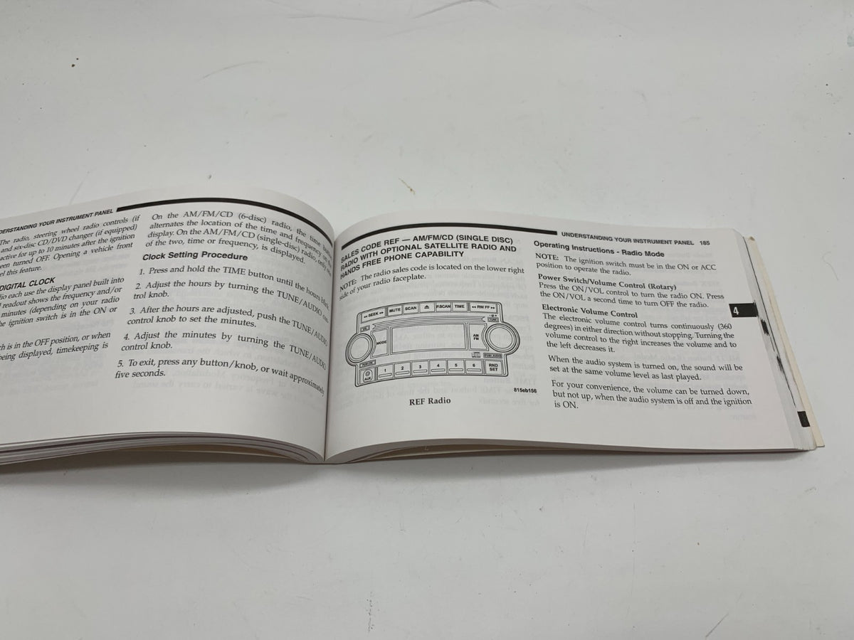 2008 Jeep Compass Owners Manual OEM B04B35018
