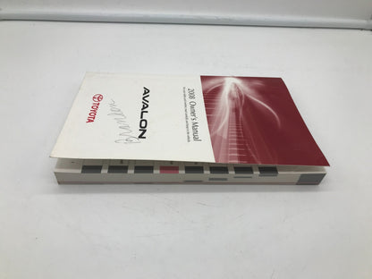 2008 Toyota Avalon Owners Manual OEM R01B27017