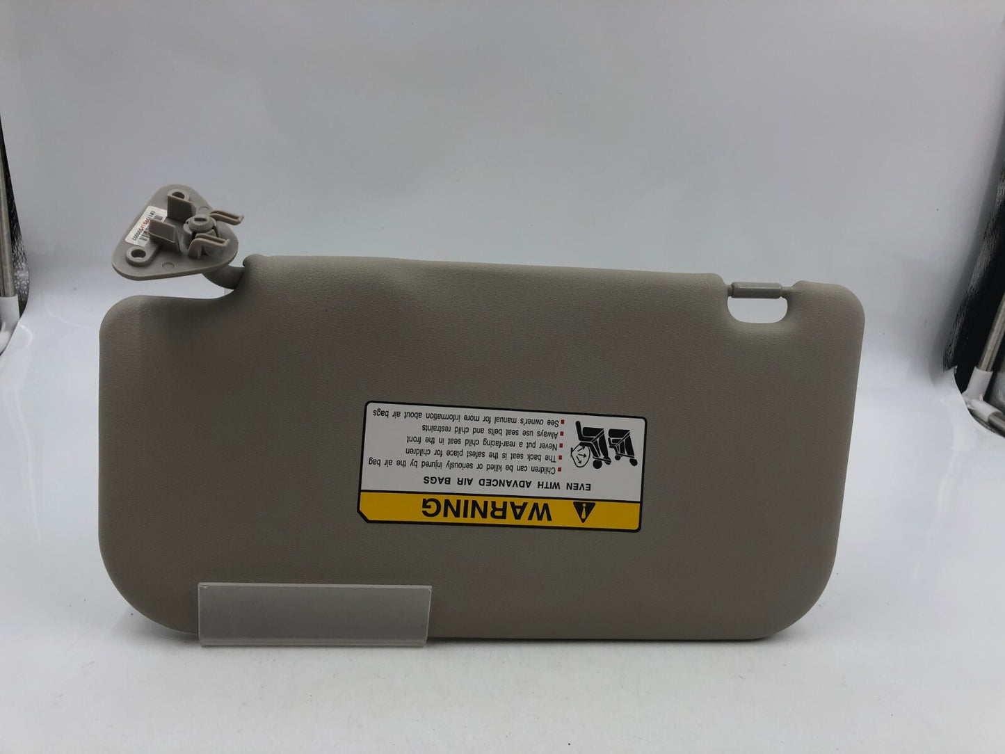 2014-2019 Mitsubishi Mirage Passenger Sun Visor Gray OEM C02B17083