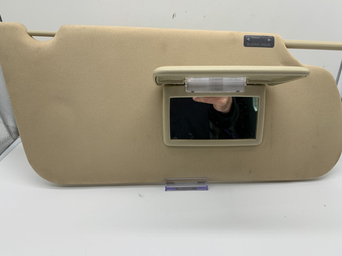 2013-2019 Ford Flex Passenger Sun Visor Shade Tan Illuminated OEM B01B13032