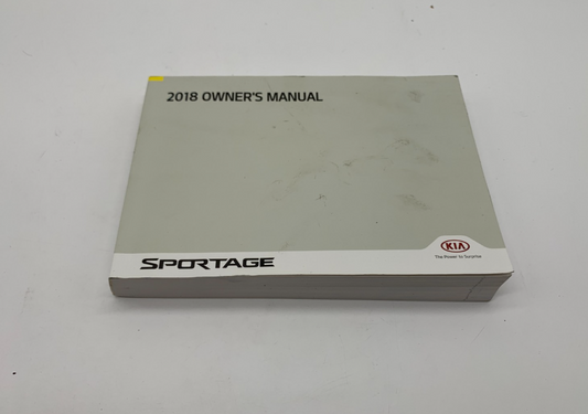 2018 Kia Sportage Owners Manual OEM A01B30090