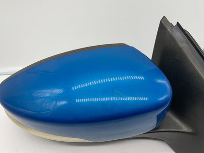 2012-2014 Ford Focus Passenger Side View Power Door Mirror Blue Candy OEM