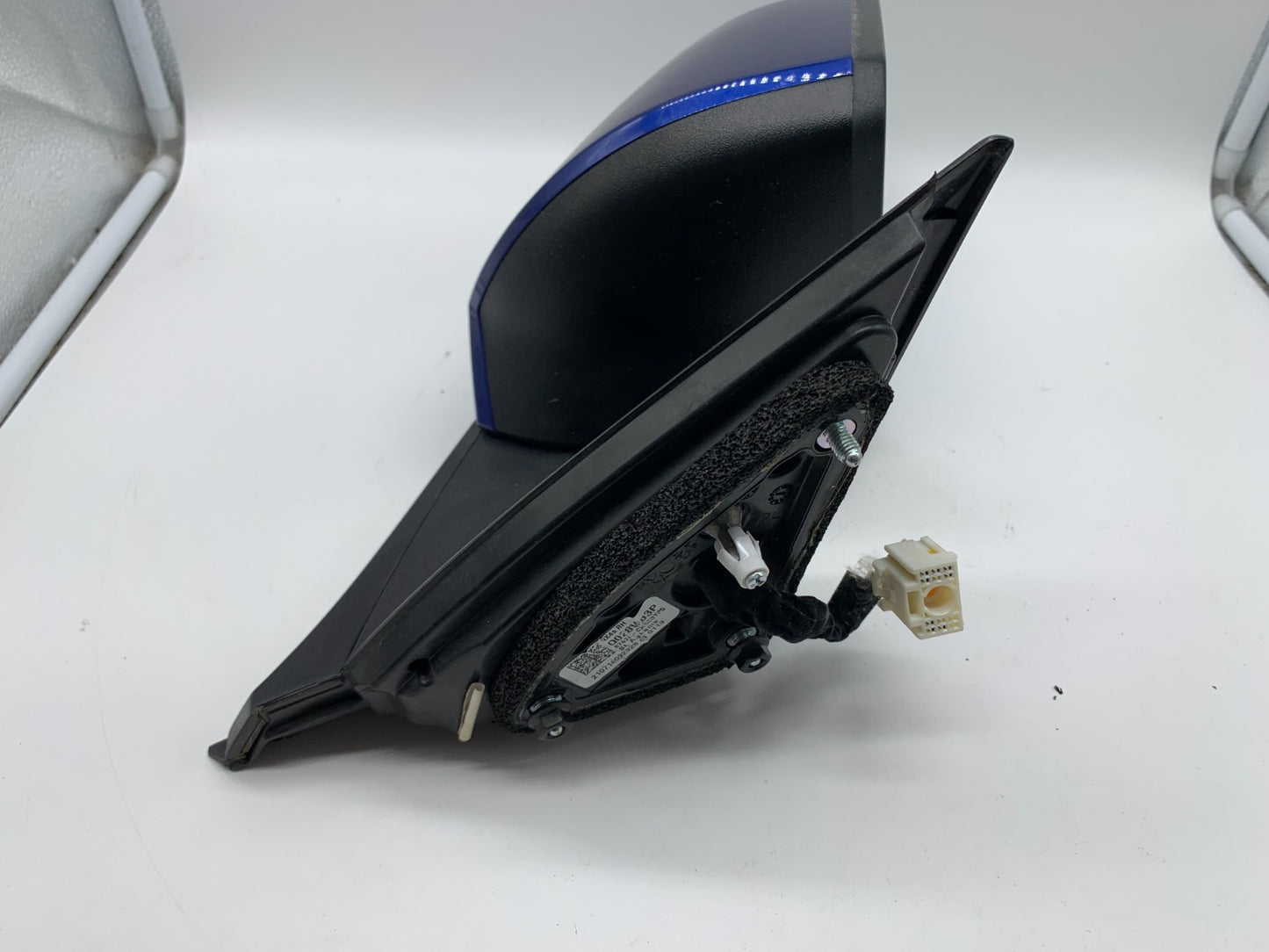 2022-2024 Hyundai Tucson Passenger Side View Power Door Mirror Blue BSA C01B2601