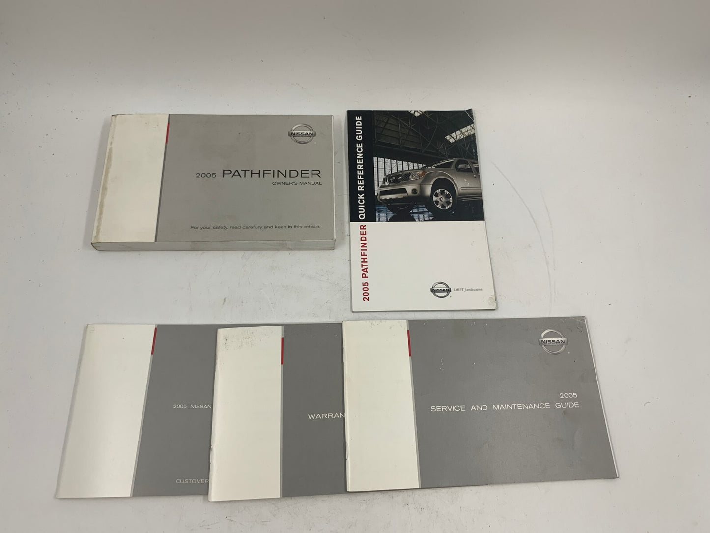 2005 Nissan Pathfinder Owners Manual Set OEM C01B26012