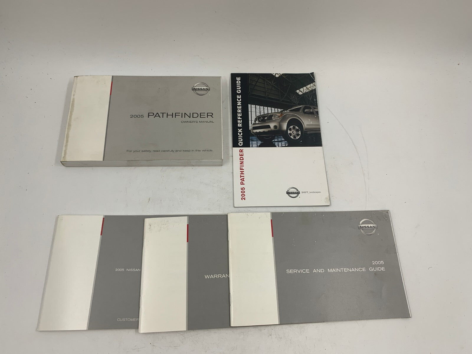 2005 Nissan Pathfinder Owners Manual Set OEM C01B26012