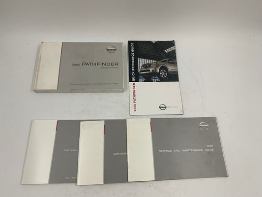 2005 Nissan Pathfinder Owners Manual Set OEM C01B26012