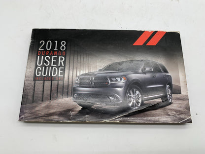 2018 Dodge Durango Owners Manual Set with Case OEM D03B68008