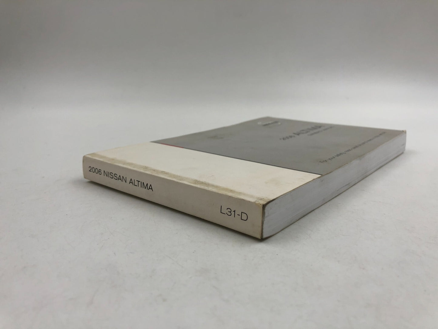 2006 Nissan Altima Owners Manual OEM D04B46058