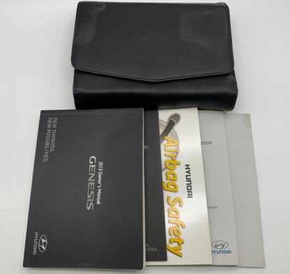2013 Hyundai Genesis Owners Manual Set with Case OEM C03B44002