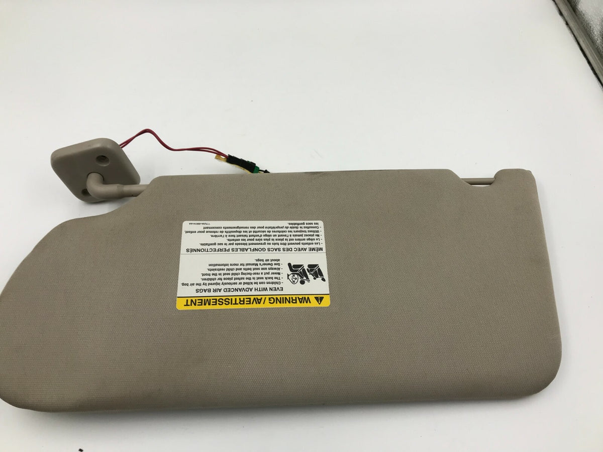 2009-2012 Ford Flex Passenger Sun Visor Gray Illuminated OEM C03B29041