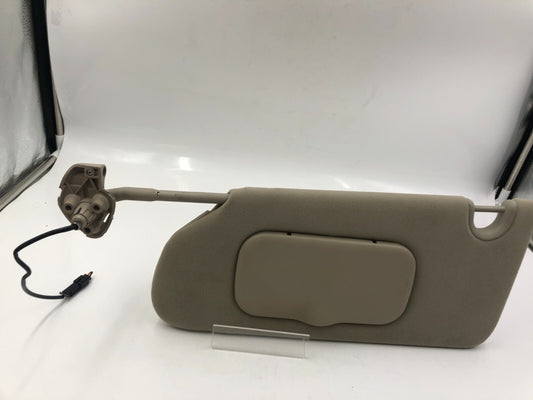 2006-2007 Cadillac DTS Driver Sun Visor Beige Illuminated OEM B02B03025