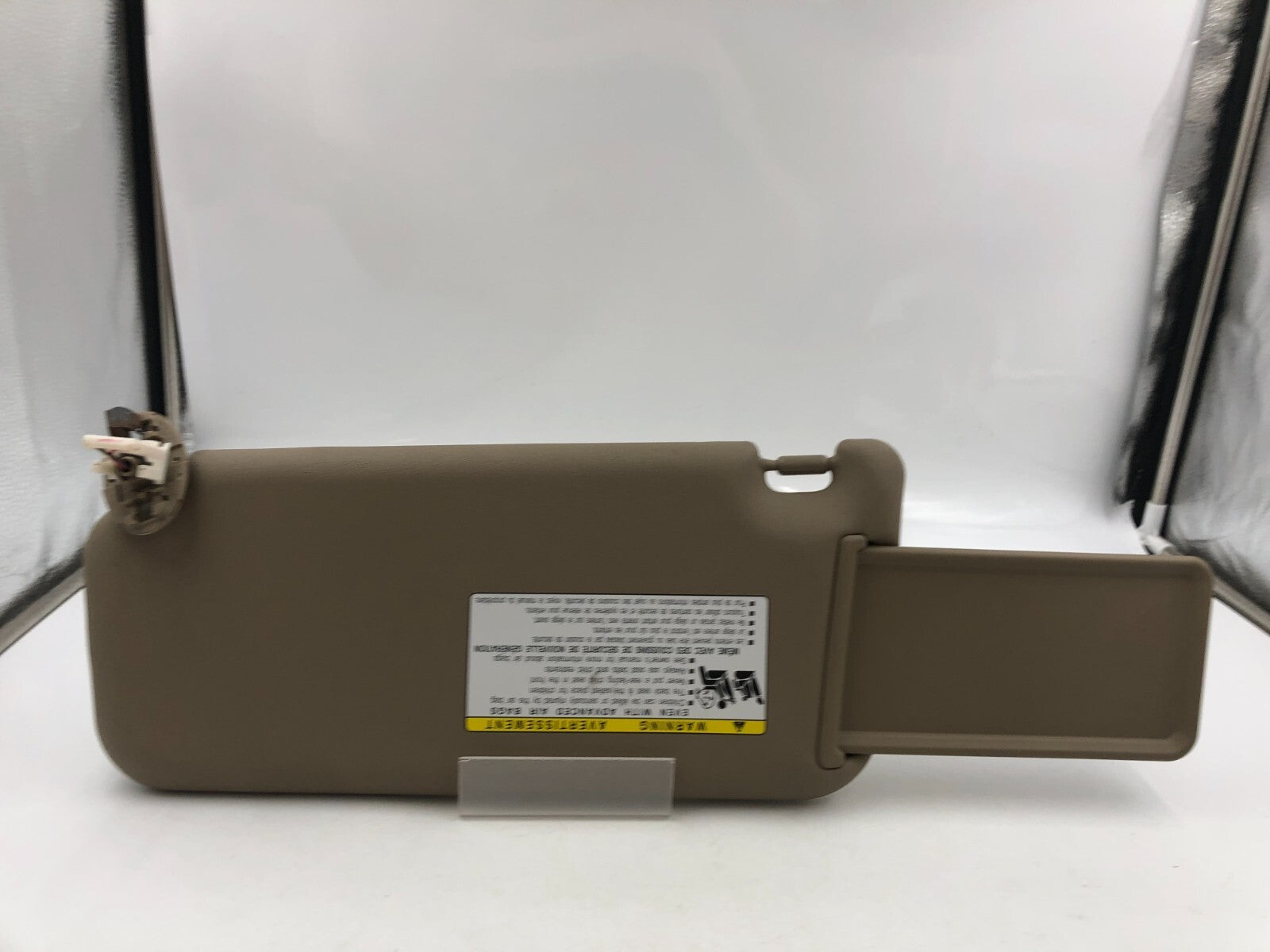 2010-2014 Toyota Rav4 Passenger Sun Visor Brown Illuminated OEM A01B53042