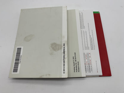 2015 Kia Soul Owners Manual Set OEM A02B43010