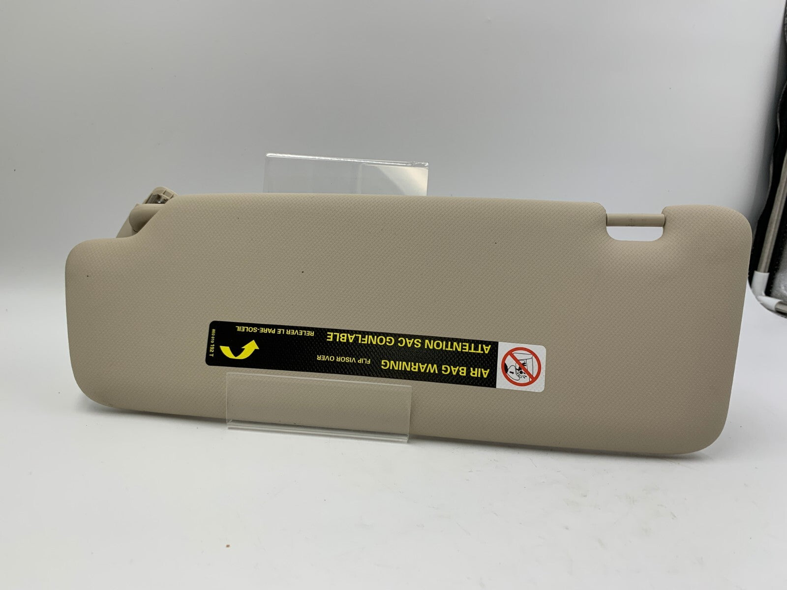 2008-2011 Audi A5 Passenger Sun Visor Beige Illuminated OEM B04B26031