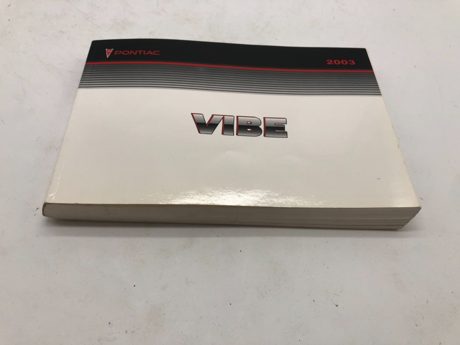 2003 Pontiac Vibe Owners Manual with Case OEM A01B02005