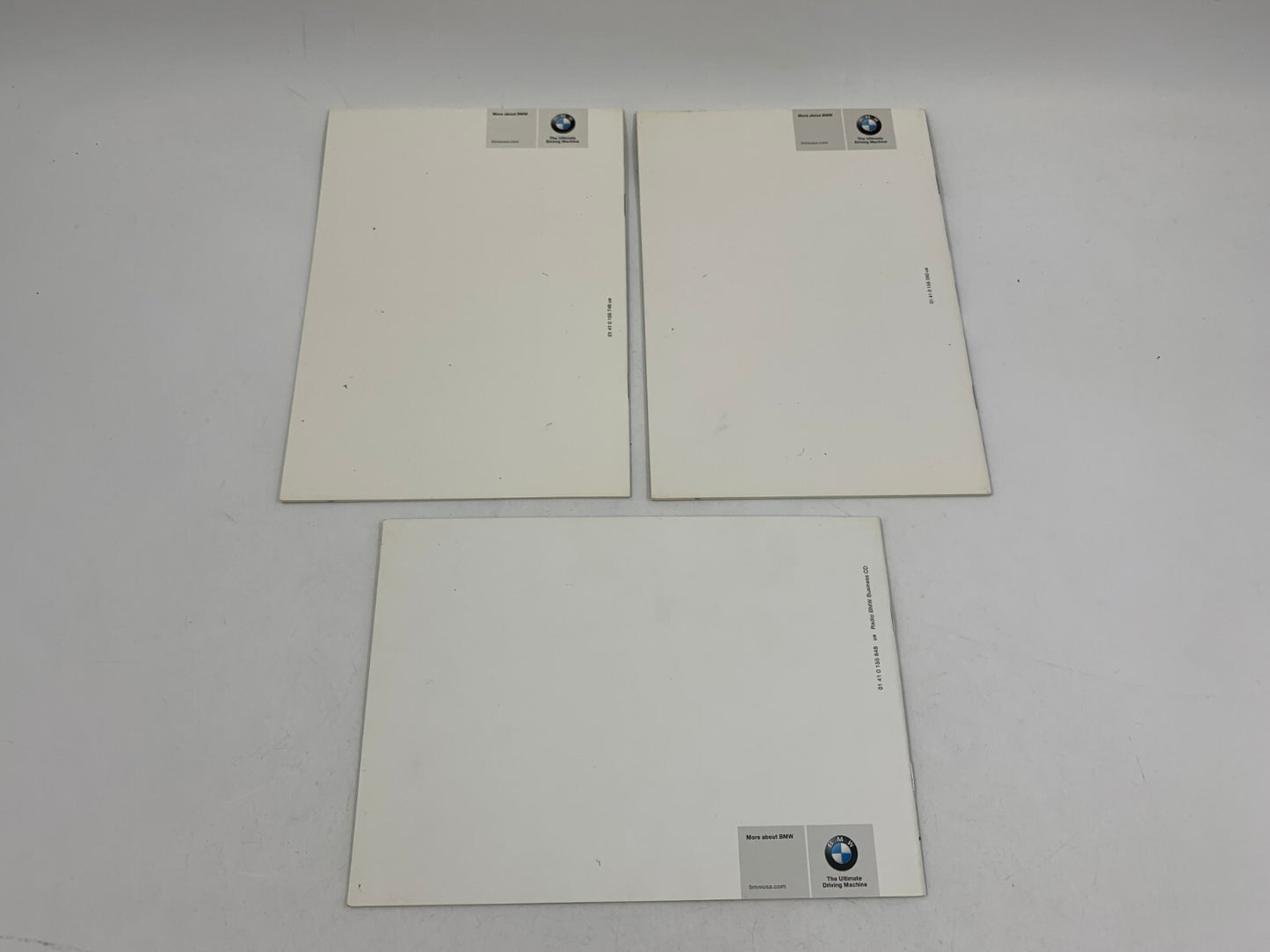2002 BMW 5 Series Owners Manual Set with Case OEM A01B02039