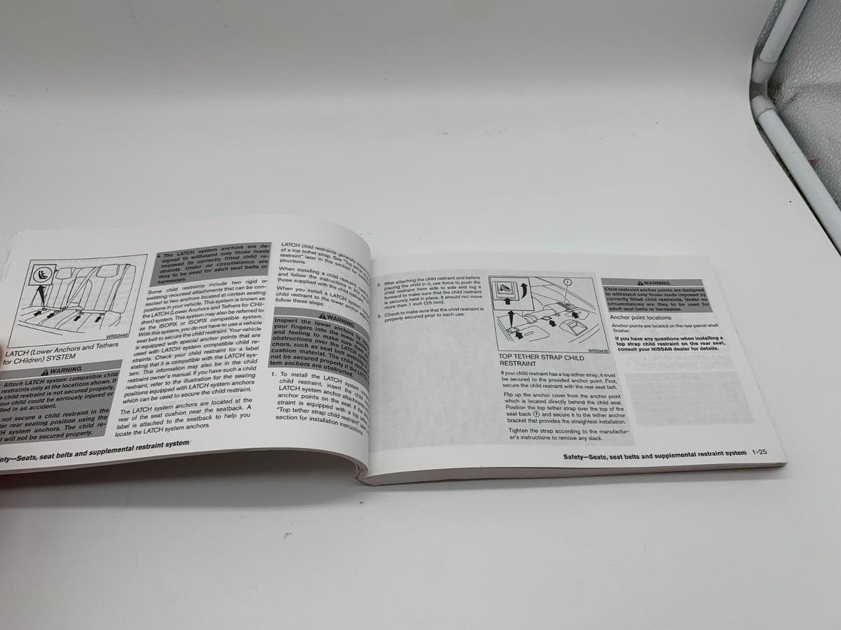 2005 Nissan Altima Owners Manual OEM B03B17010