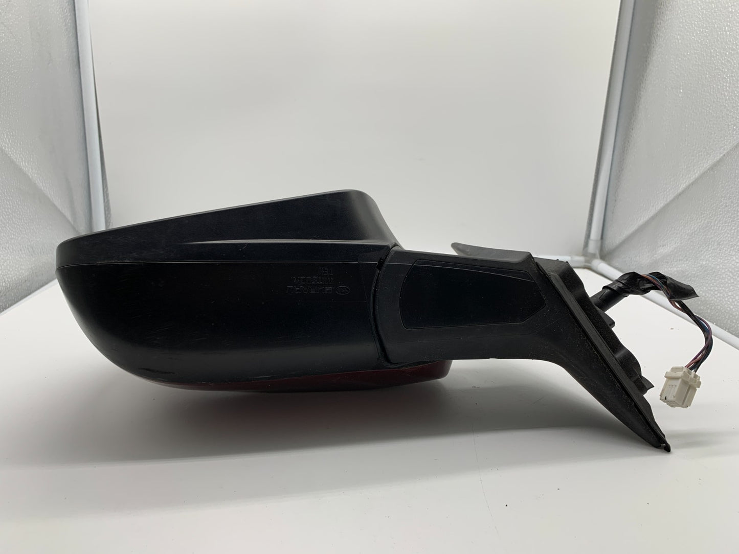 2011-2014 Subaru Legacy Driver Side View Power Door Mirror Red OEM A03B23002