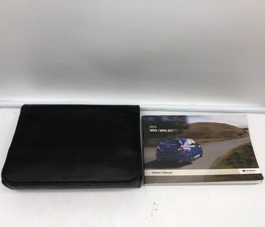 2015 Subaru WRX Owners Manual with Case OEM D01B20027