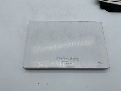 2013 Nissan Murano Owners Manual Set with Case OEM B02B27011