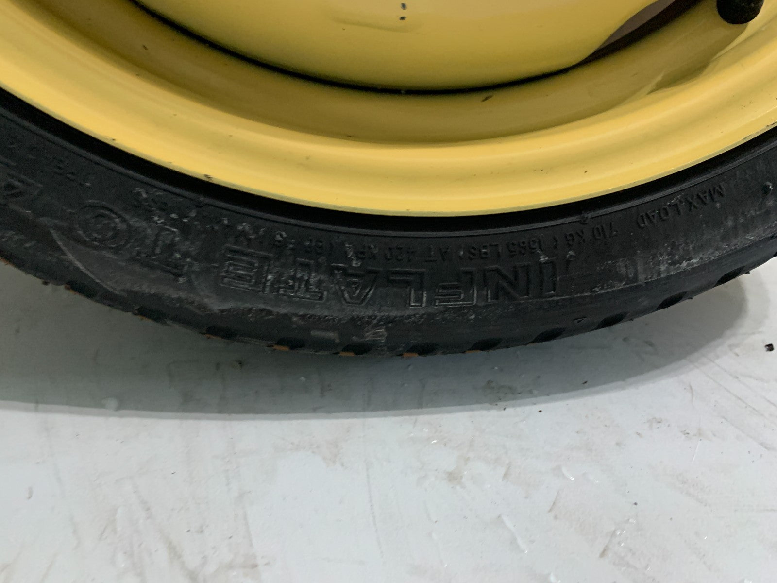 2004-2011 Toyota Prius 16" Spare Tire Compact Donut Wheel T125/70D16