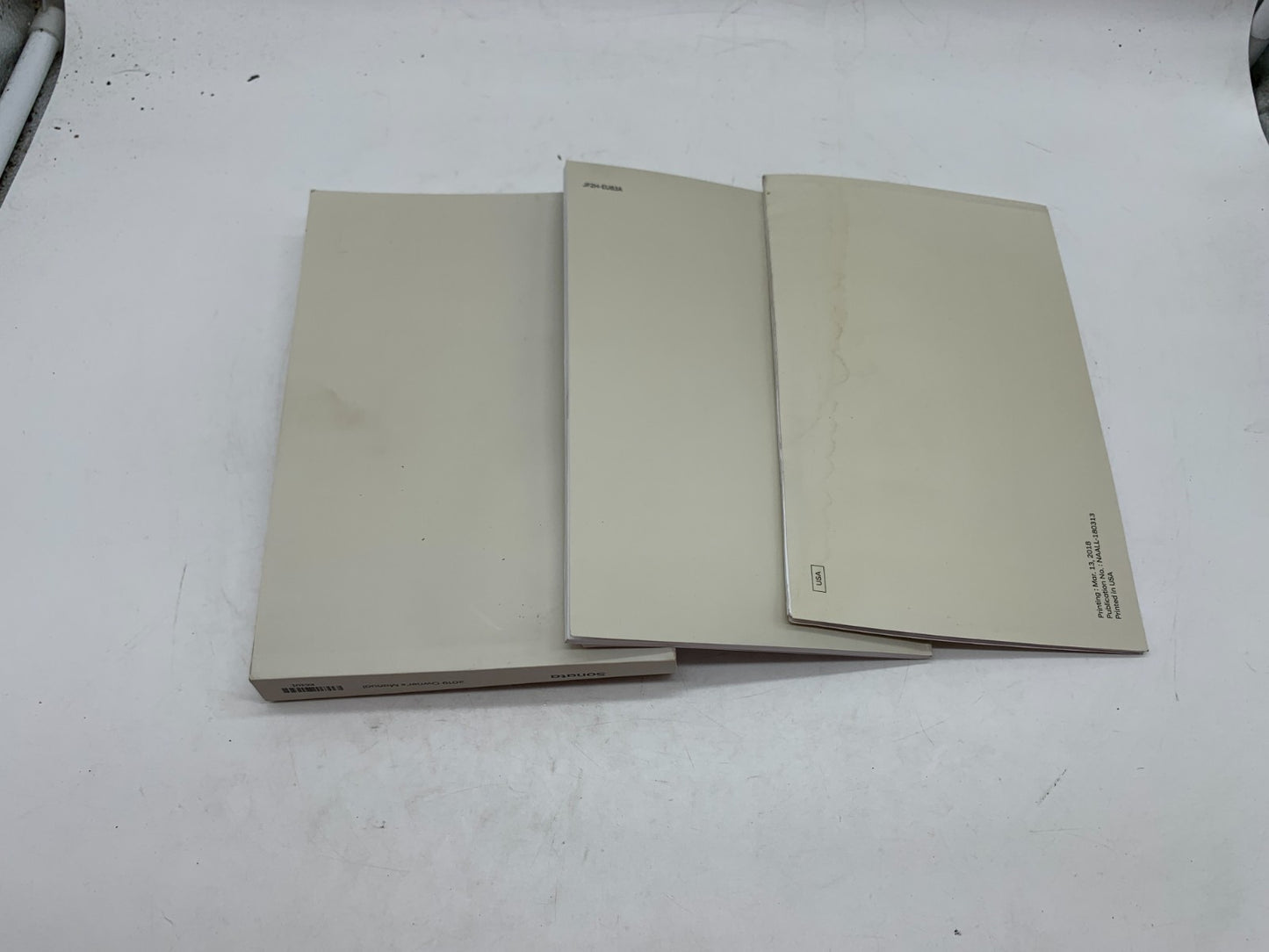 2019 Hyundai Sonata Owners Manual Set OEM A03B44004
