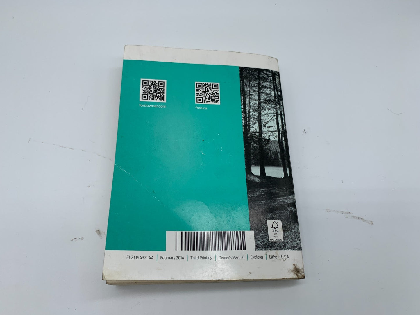 2014 Ford Explorer Owners Manual OEM B04B49012