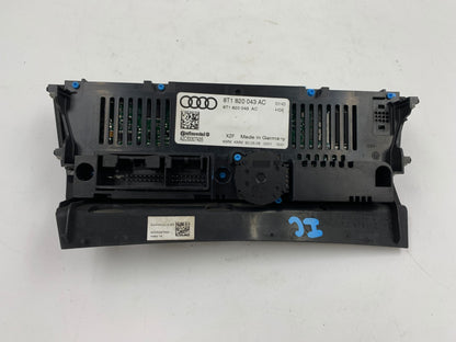 2009-2012 Audi A4 AC Heater Climate Control Temperature Unit OEM E03B59007