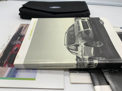 2015 Ford Escape Owners Manual Set with Case OEM C02B14056