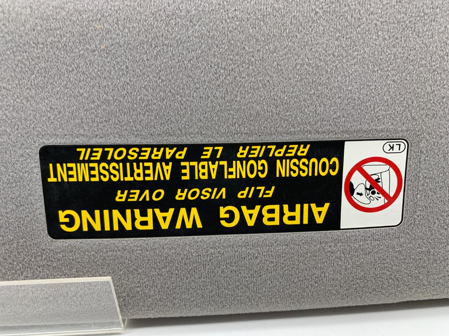 2005-2006 Lexus ES330 Passenger Sun Visor Gray Illumination B03B47065