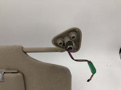 2008-2009 Mercury Sable Passenger Sun Visor Tan Illuminated OEM B02B29003