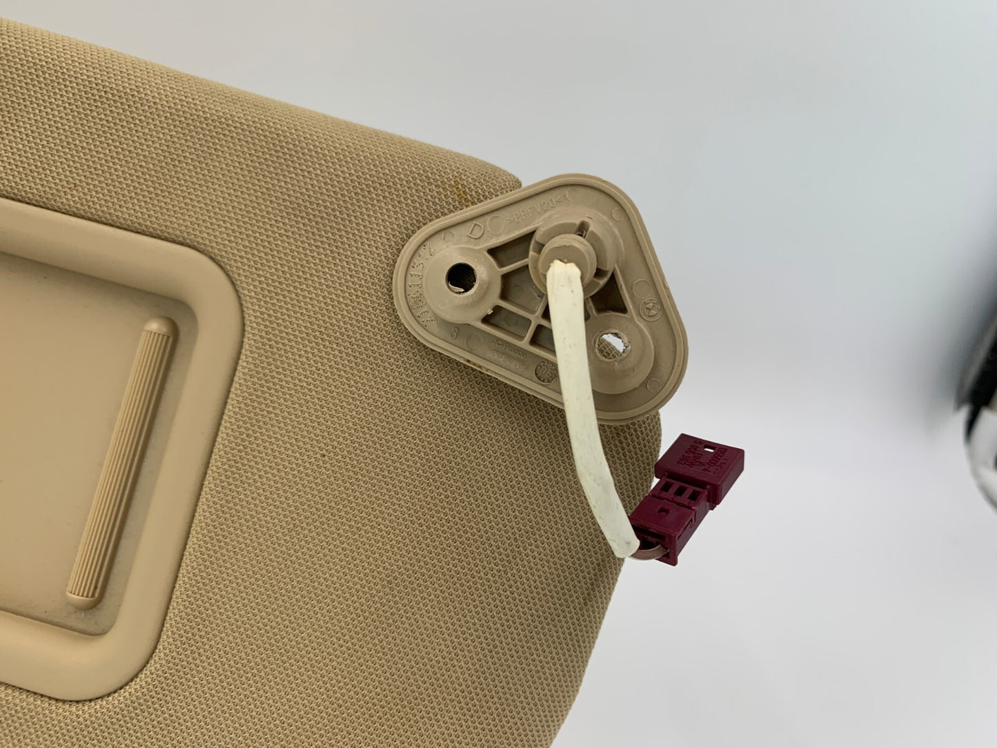 2009-2015 BMW 750i Passenger Sun Visor Tan OEM A01B22006