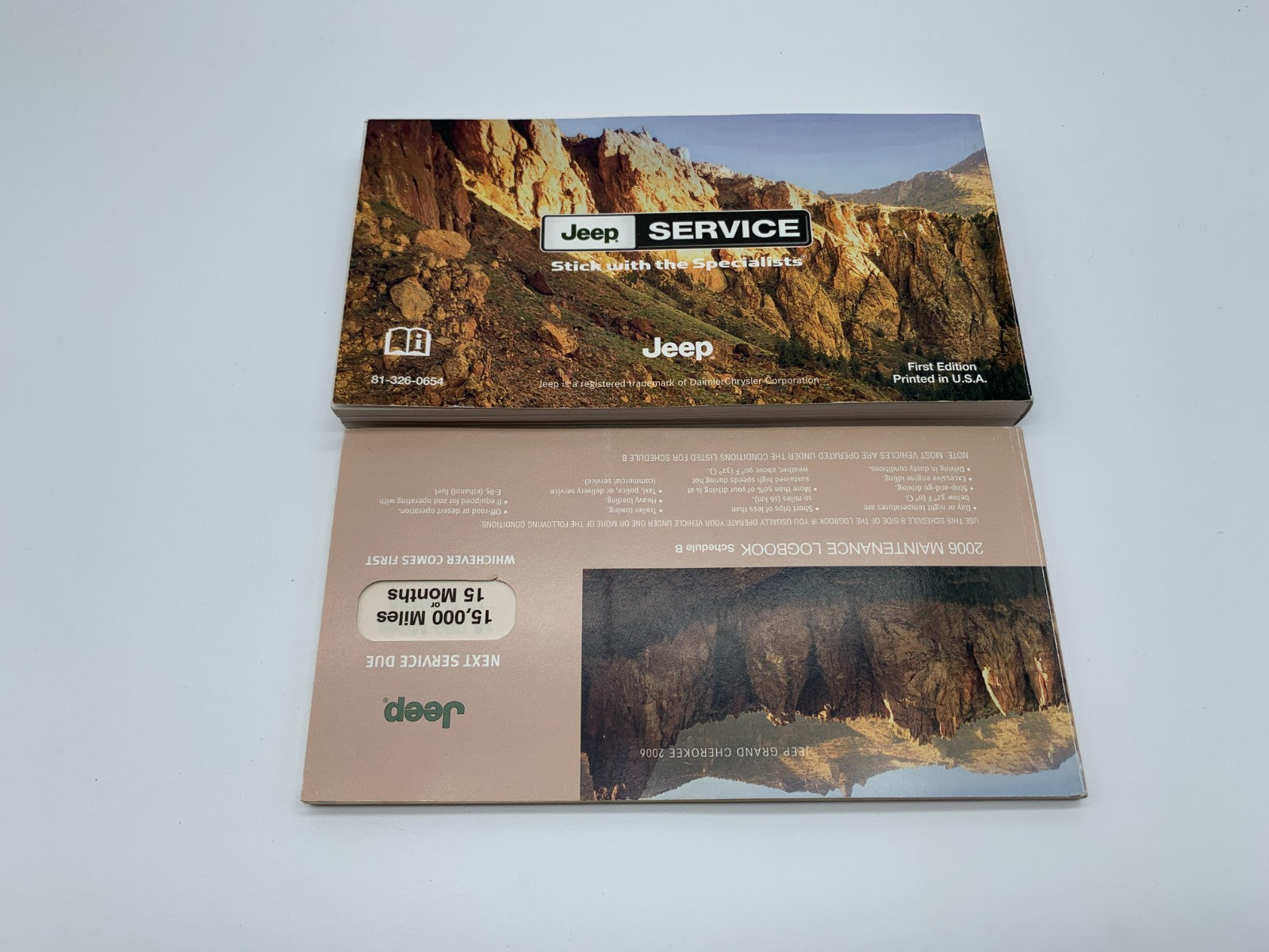 2006 Jeep Cherokee Owners Manual Set OEM A04B12004