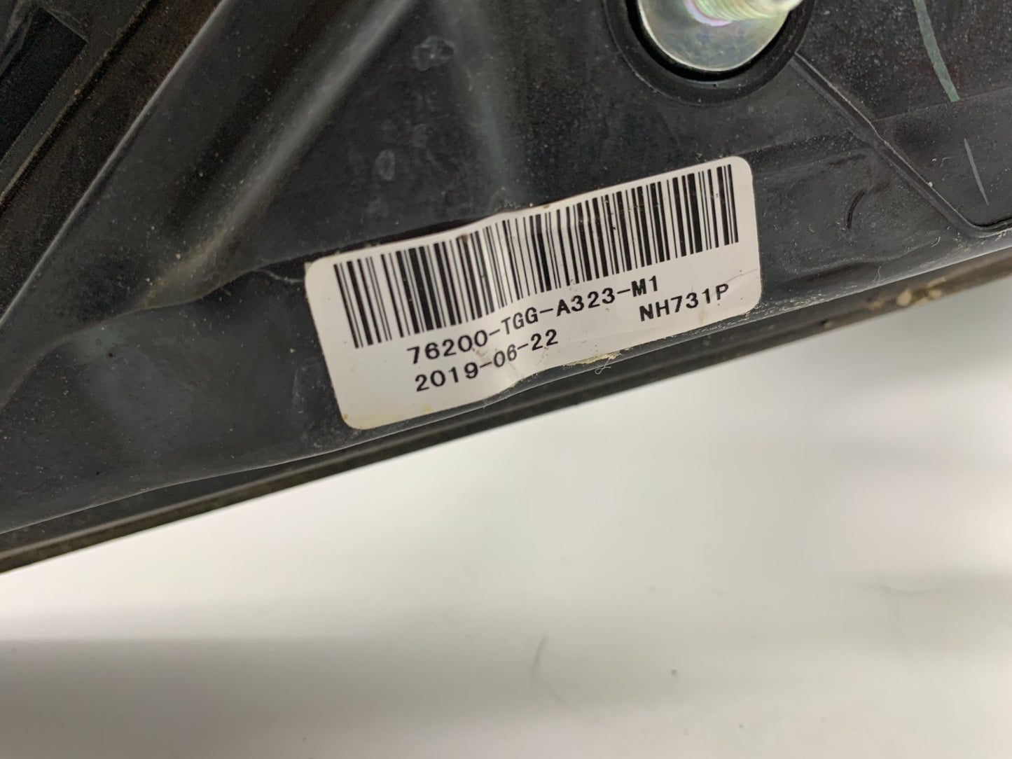 2017-2021 Honda Civic Passenger Side View Power Door Mirror Black OEM C01B56010