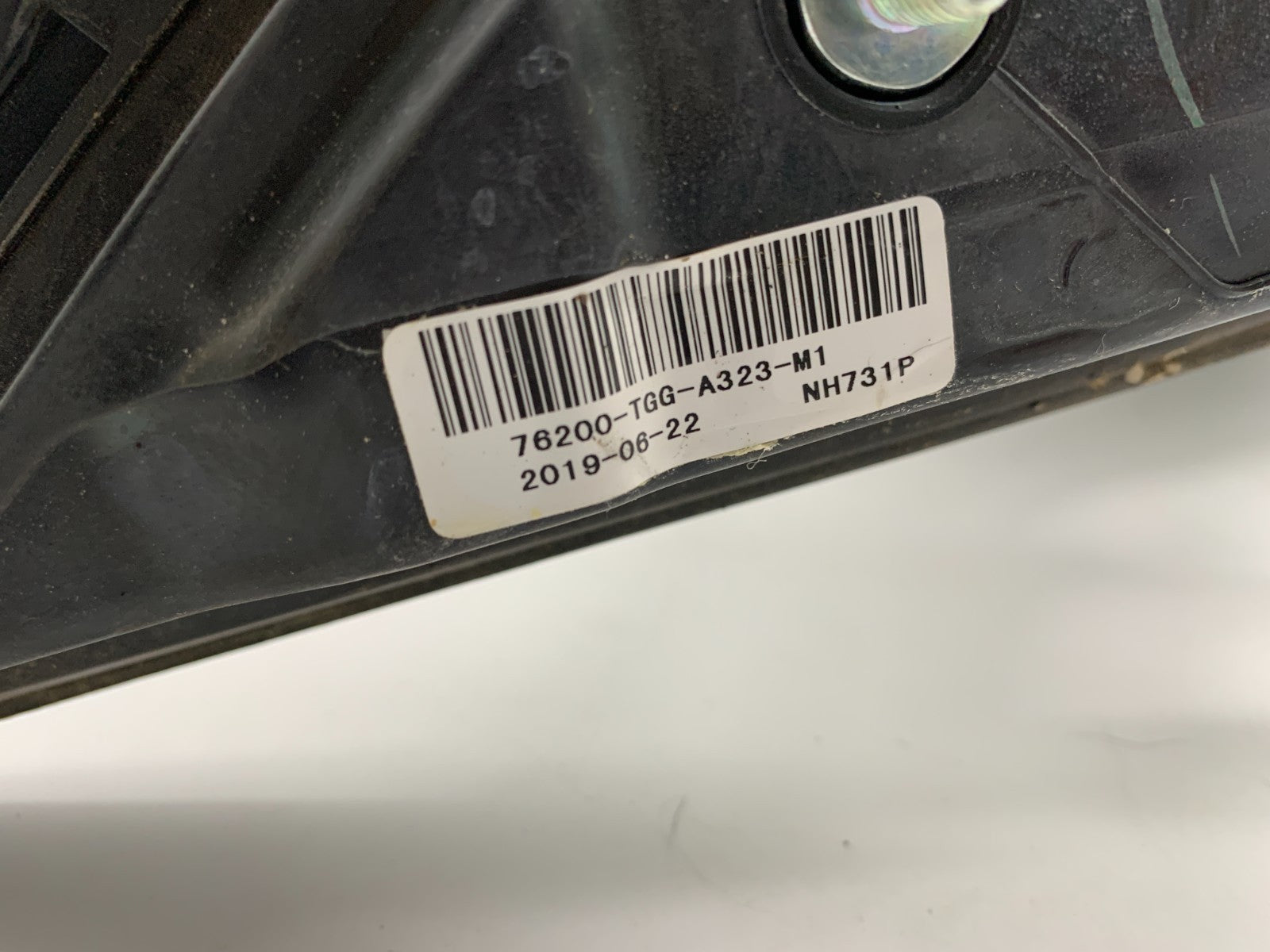 2017-2021 Honda Civic Passenger Side View Power Door Mirror Black OEM C01B56010