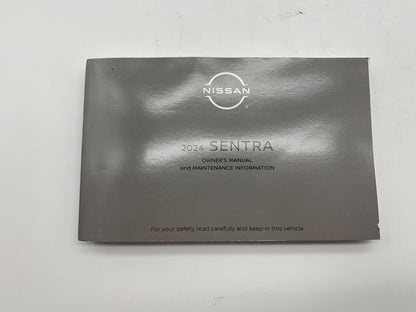 2024 Nissan Sentra Owners Manual Set with Case OEM B02B56004