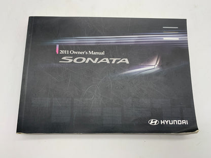 2011 Hyundai Sonata Owners Manual Set with Case OEM C03B29012