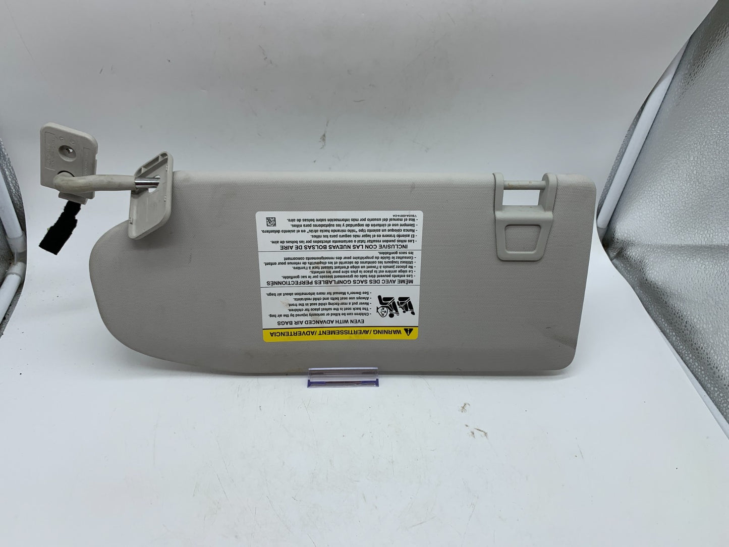 2021-2022 Ford Mustang Mach-E Mach E Passenger Sun Visor Gray OEM A01B50001