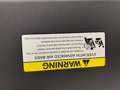 2014-2019 Kia Soul Passenger Sun Visor Black Illuminated OEM B04B51003