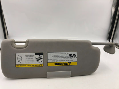 2013-2018 Hyundai Santa Fe Driver Sun Visor Sunvisor Gray OEM A01B09040