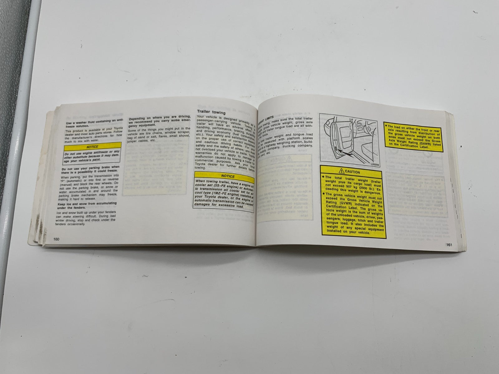 1998 Toyota Camry Owners Manual OEM C04B63001