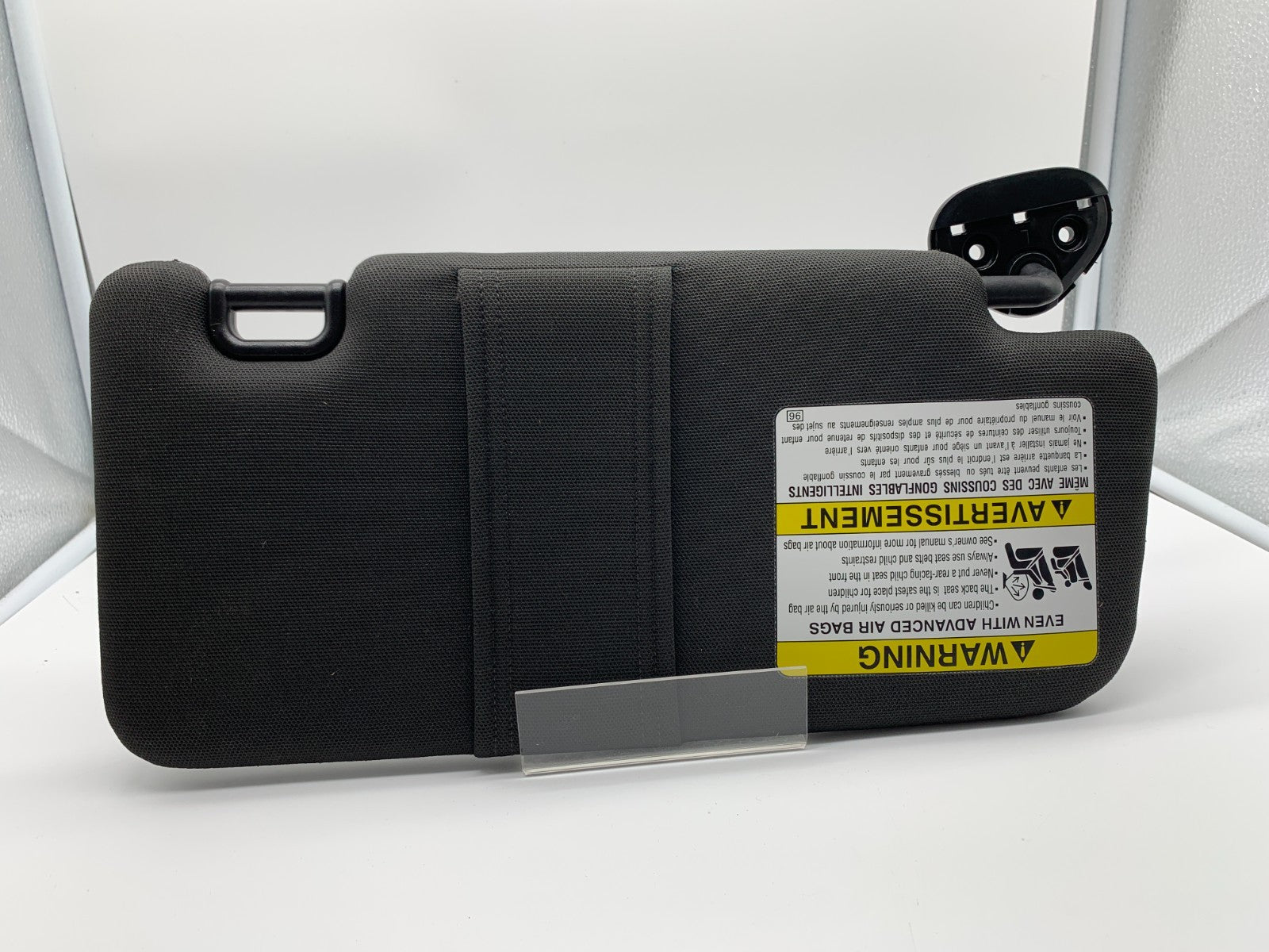 2015-2021 Subaru WRX Driver Sun Visor Black Illuminated OEM B04B39029