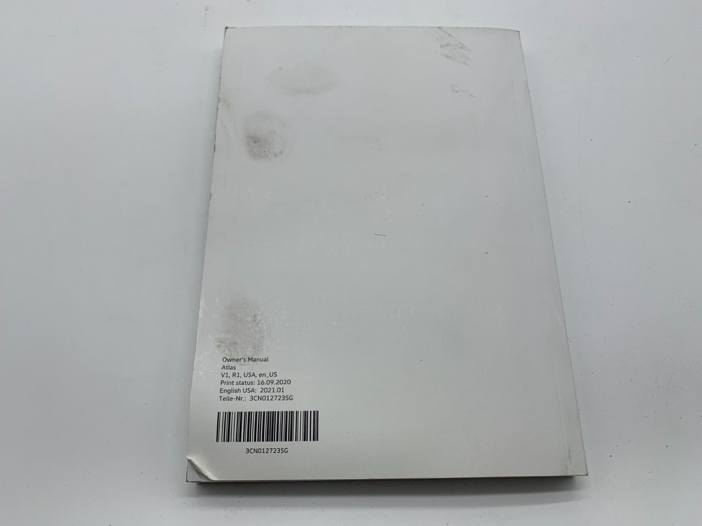 2021 Volkswagen Atlas Owners Manual Set with Case OEM B03B24020