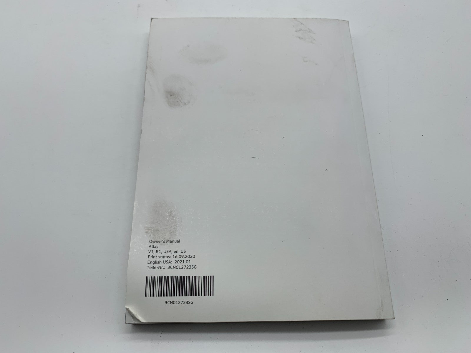 2021 Volkswagen Atlas Owners Manual Set with Case OEM B03B24020