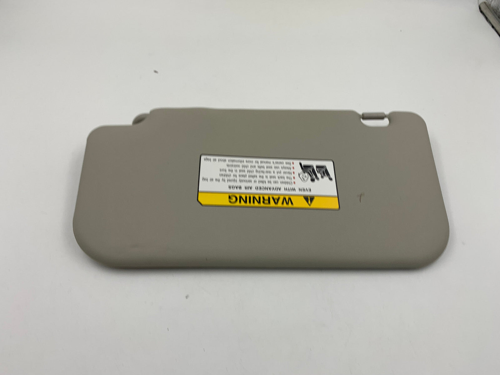 2014-2019 Mitsubishi Mirage Passenger Sun Visor Gray OEM D04B29010