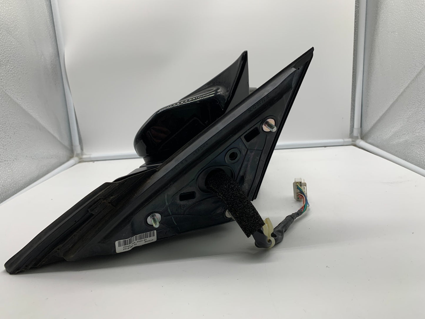 2017-2021 Honda Civic Passenger Side View Power Door Mirror Black OEM C01B56010