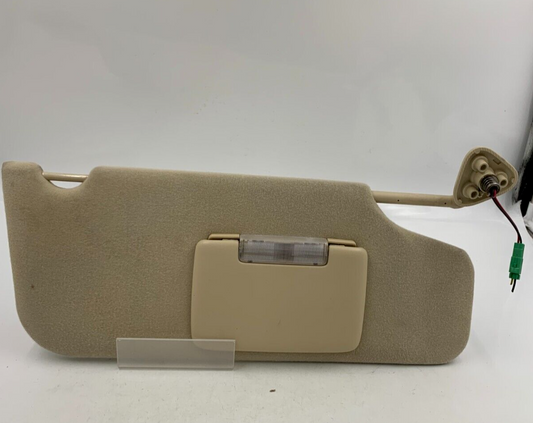 2008-2009 Ford Taurus Passenger Sun Visor Tan Illuminated OEM B03B18025