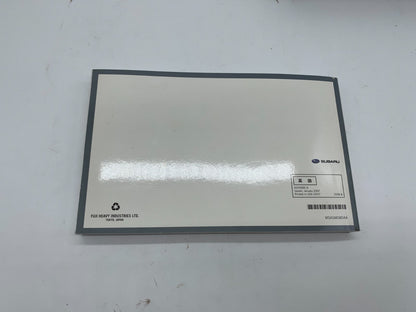 2008 Subaru Legacy Owners Manual Set with Case OEM D02B70013