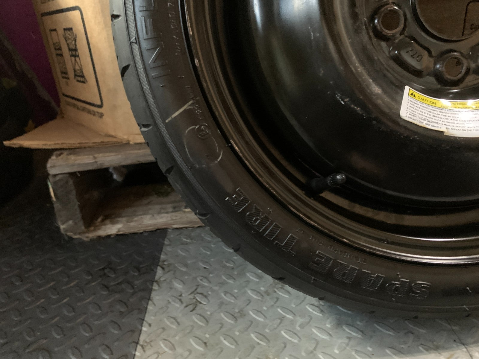 2015-2019 Nissan Sentra 16" Spare Tire Wheel Compact Donut T125/70D16