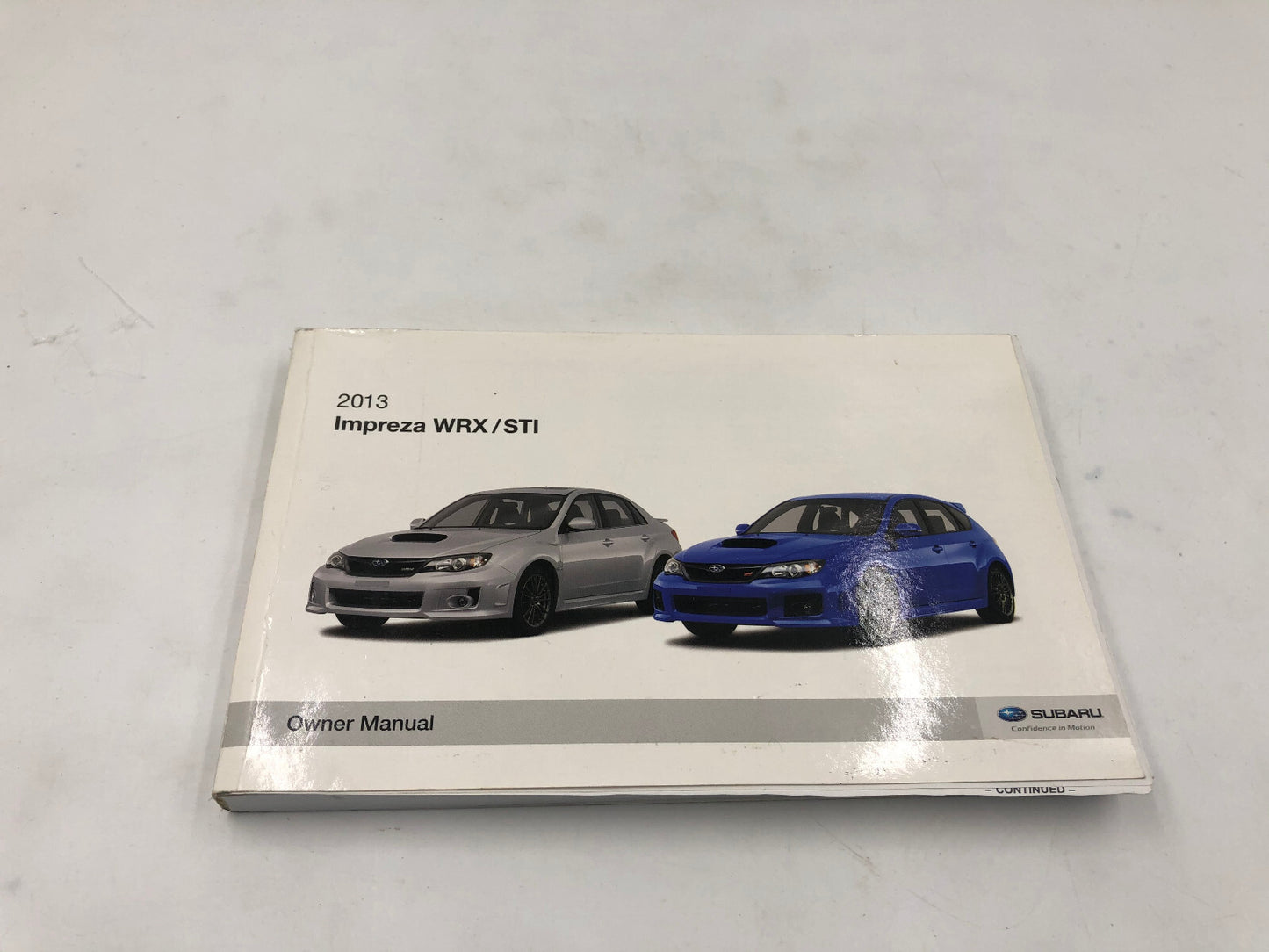 2013 Subaru Impreza WRX STI Owners Manual OEM B02B26053